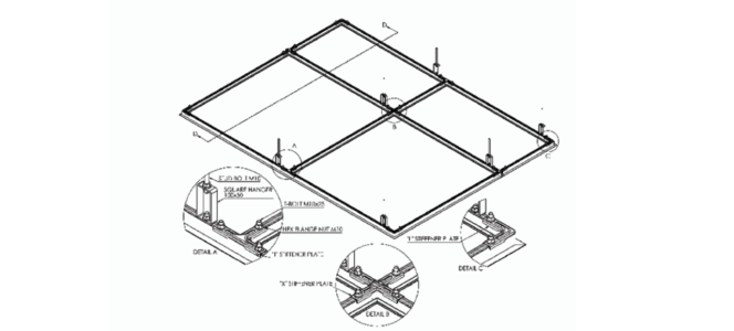 Non-Walkable Ceiling Grid System (1)